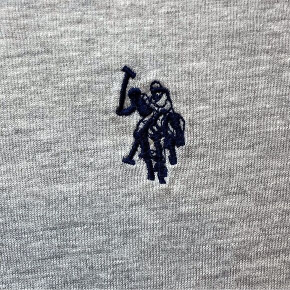 US Polo Assn Gray V Neck T-Shirts New With Tags Size 2XL Bundle of 2 - Picture 7 of 11